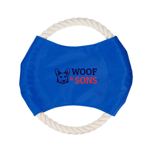 Rope Frisbee Dog Toys Branded 1
